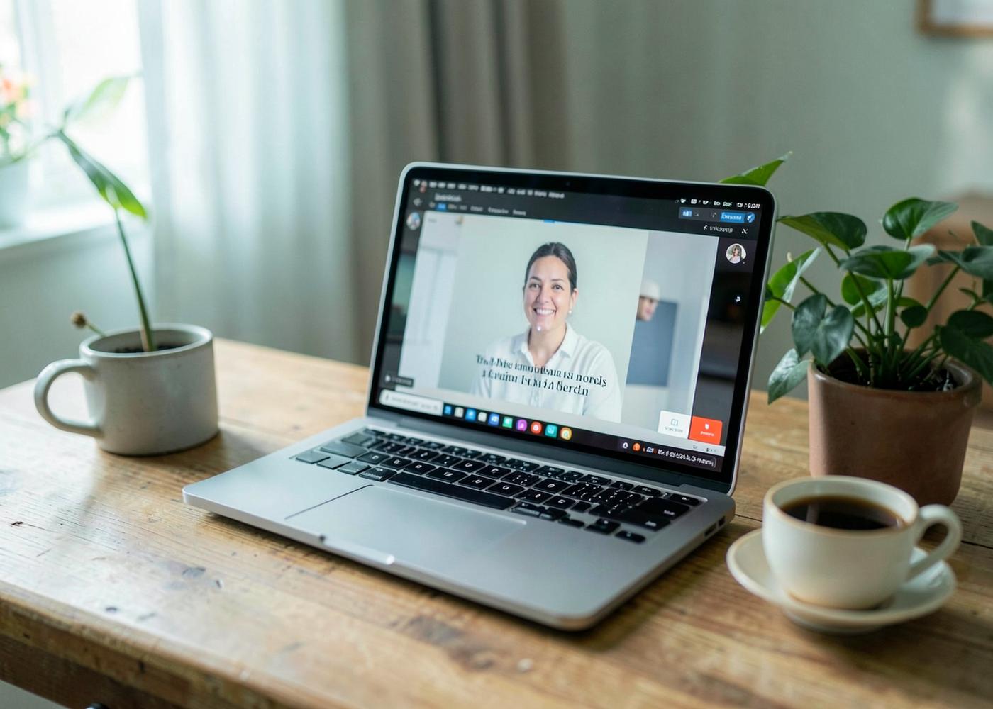 Sesión de psicoterapia en línea por videollamada